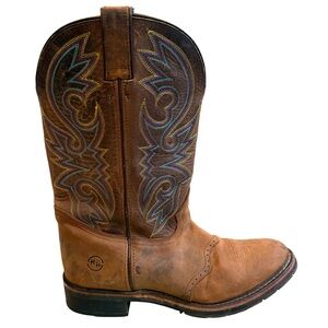 Double H Steel Toe Western Work Boots, Style DH 5198 Sz 11